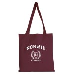Burgundowa torba bawełniana I LO Bydgoszcz