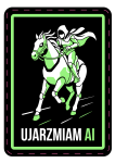 Naszywka "Ujarzmiam AI"