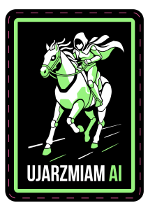 Naszywka "Ujarzmiam AI"