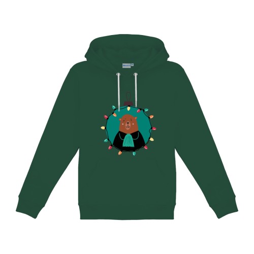 Bluza kangurka ze świątecznym Misiem