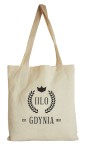 Torba bawełniana II LO w Gdyni (logo laury)