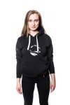 Bluza z kapturem PJATK (unisex) - kolor czarny