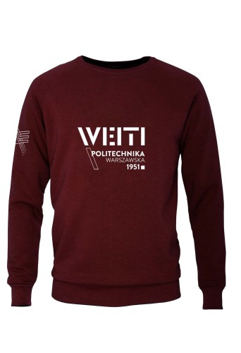 Crewneck sweatshirt WEITI PW (dark red)