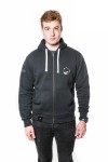 Bluza rozpinana PJATK (unisex) - kolor czarny