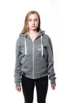 Bluza rozpinana PJATK (unisex) - kolor szary